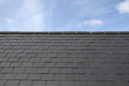 photo of plastic shingles roof