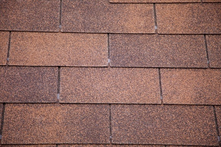 photo of plastic shingles, residential roof