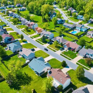 midwestern suburban neighborhood