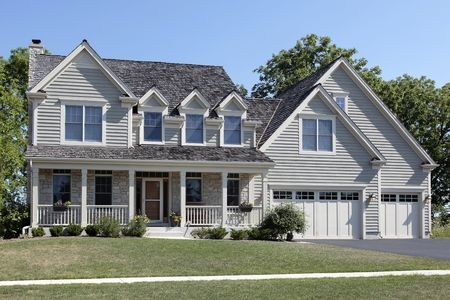 photo of roofing system, house, residence